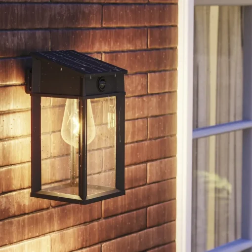 Philips LED buiten wandlamp Geri UE Sensor, hoekig, IP44