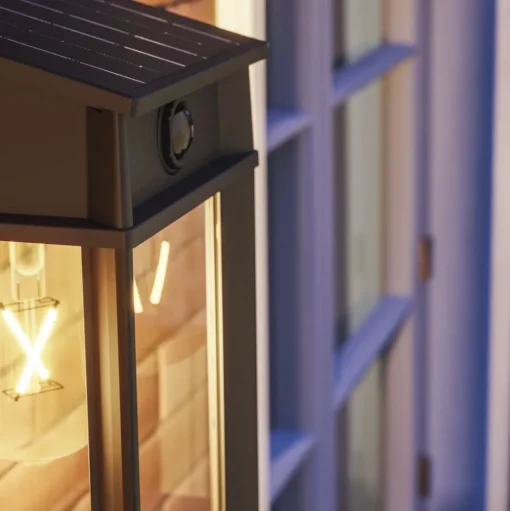 Philips LED buiten wandlamp Geri UE Sensor, hoekig, IP44