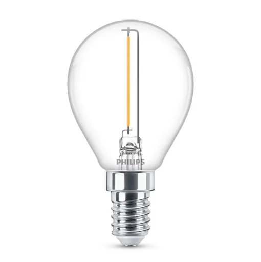 Philips LED Classic druppellamp E14P45 1,4W helder