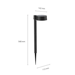 Philips LED grondspies lamp Vynce, Ø kop 11,2 cm
