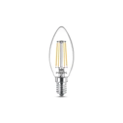 Philips LED kaars filament E14 4,3W 2.700K per 2