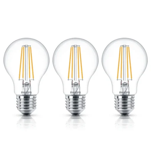 Philips LED lamp Classic E27 A60 7W 827 helder 3st