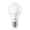 Philips LED lamp E27 A60 sensor 8W 2.700K mat