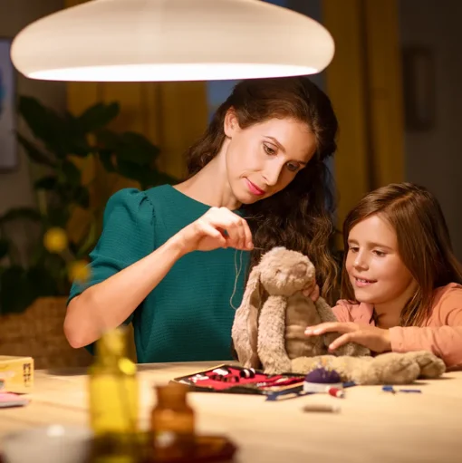 Philips LED lamp E27 4,3W 2.700K filament per 2