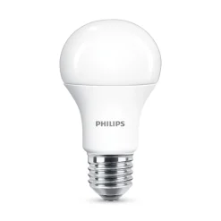Philips LED lamp E27 10,5W 2.700K opaal 2 per pak