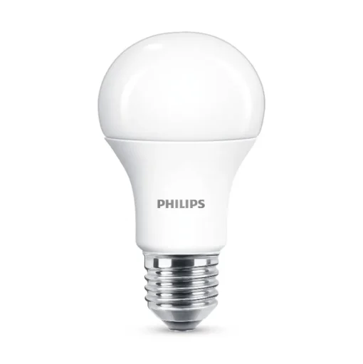 Philips LED lamp E27 10,5W 2.700K opaal 2 per pak