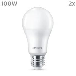 Philips LED lamp E27 13W 1.521lm 2.700K mat per 2
