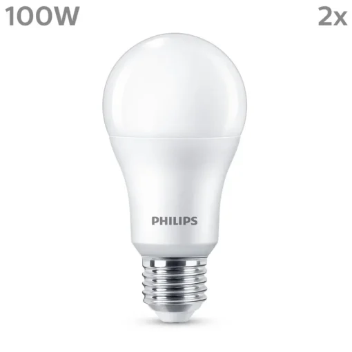 Philips LED lamp E27 13W 1.521lm 2.700K mat per 2