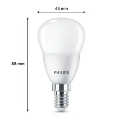Philips LED lamp E14 4,9W 470m 2.700K mat per 3