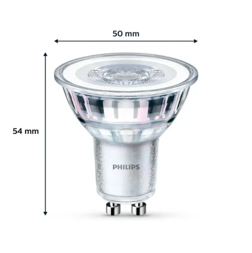 Philips LED lamp GU10 3.5W 255lm 827 helder 36° 6st