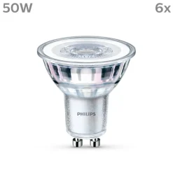 Philips LED lamp GU10 4,6W 390lm 840 helder 36° 6st