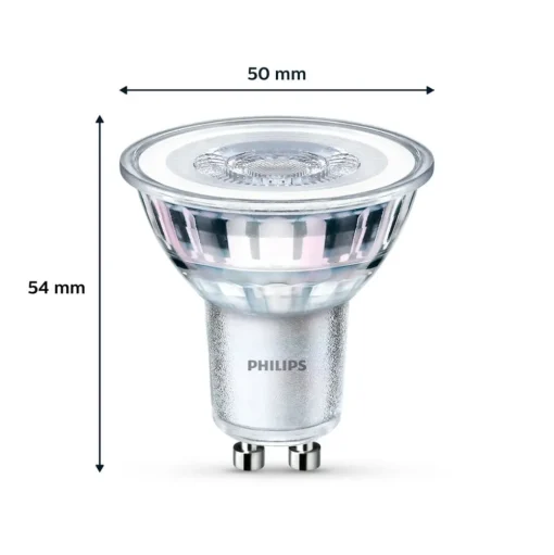 Philips LED lamp GU10 4,6W 390lm 840 helder 36° 3st