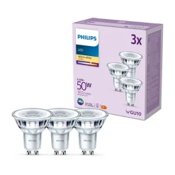 Philips LED lamp GU10 4,6W 355lm 827 helder 36° 3st