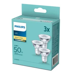Philips LED reflector GU10 4,6W 2.700 K, 3/pak