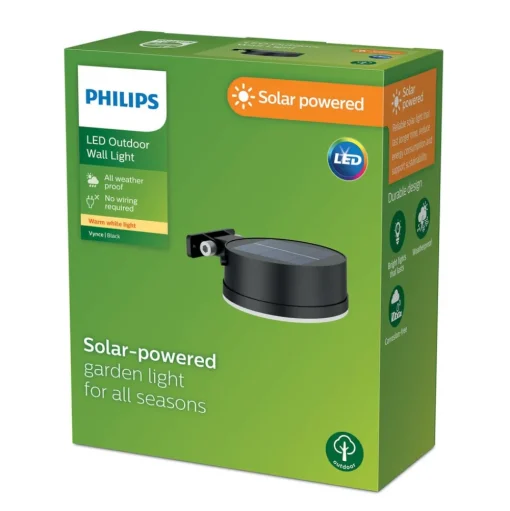 Philips LED wandlamp Vynce, Ø kop 11,2 cm