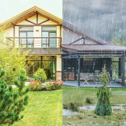 Philips LED-buitenspot op zonne-energie Tylus, zwart 5.000K sensor