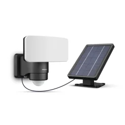 Philips LED-buitenspot op zonne-energie Tylus, zwart 3.000K sensor