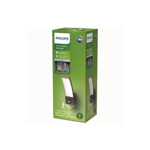 Philips Splay LED lamp antraciet sensor 4.000 K