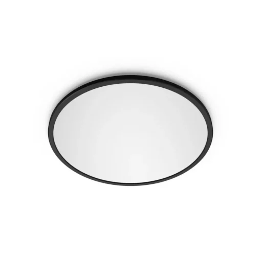 Philips SuperSlim LED IP44 2.700K Ø 24,5 cm zwart