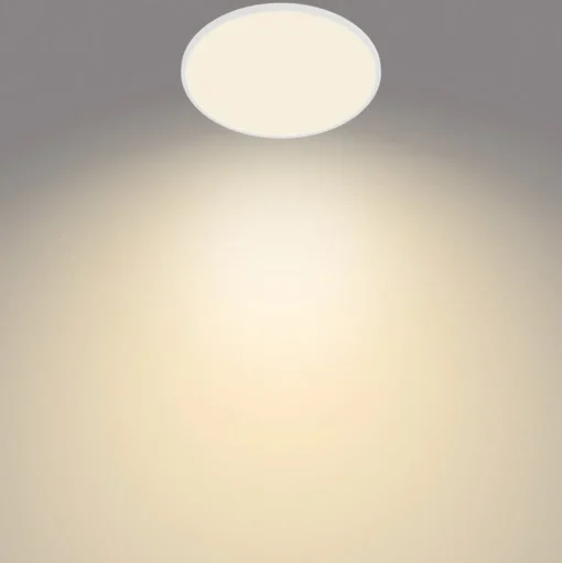 Philips SuperSlim plafondlamp 2.700K Ø54cm wit