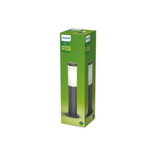 Philips Utrecht sokkellamp E27 antraciet