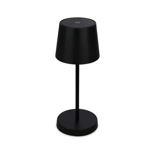 Piha LED tafellamp met oplaadbare batterij, zwart