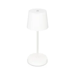 Piha LED tafellamp met oplaadbare batterij, wit