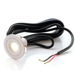 Plafond inbouwlamp Punto Lumi, wit, 1 W, 3.000 K