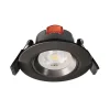 Plafond inbouwlamp SMD-68-230V, 4.000K, Ø8,5cm, zwart