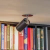 Plafond inbouwspot Eye Fit, 1-lamp, zwart