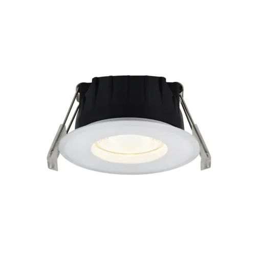 Plafond inbouwspot Rosalee, wit, IP65, CCT schakelaar