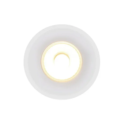 Plafond inbouwspot Rosalee, wit, IP65, CCT schakelaar
