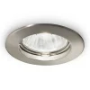 Plafondinbouwlamp Jazz, rond, GU10, nikkel