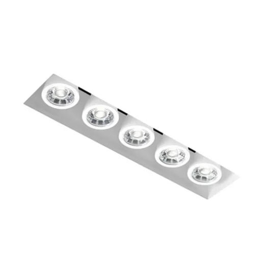 Plafondinbouwspot Olympia T233 5-lamps