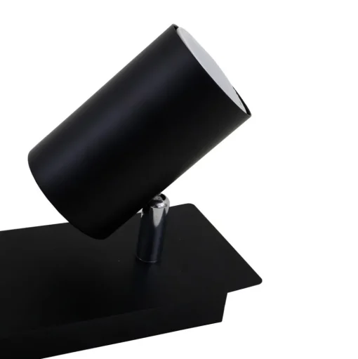Plafondlamp 2857-025, zwenkbaar, 2-lamps, zwart