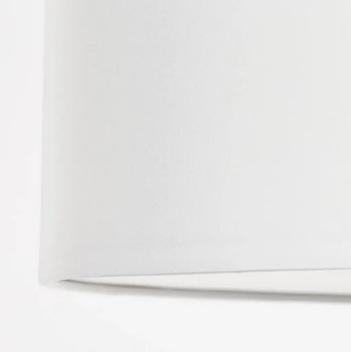 Plafondlamp Andria textiel, 60 cm, wit