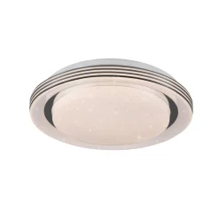 Plafondlamp Atria, Ø 27 cm, wit, kunststof, CCT