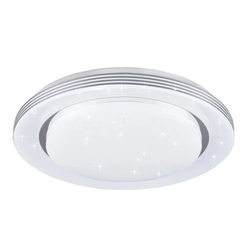 Plafondlamp Atria, Ø 48 cm, wit, kunststof, CCT
