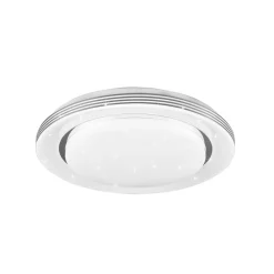 Plafondlamp Atria, Ø 38 cm, wit, kunststof, CCT
