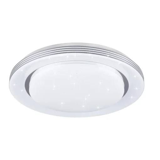 Plafondlamp Atria, Ø 58 cm, wit, kunststof, CCT