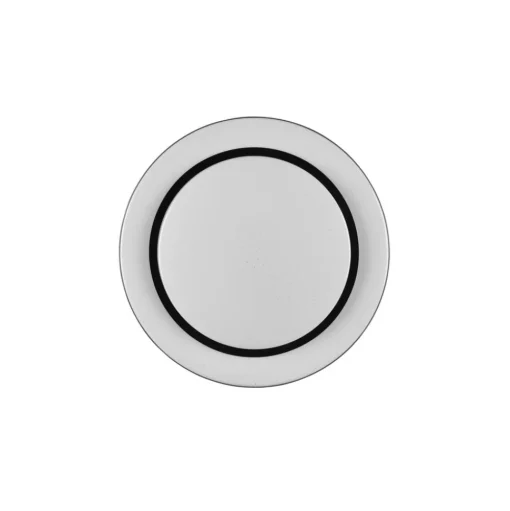 Plafondlamp Atria, Ø 38 cm, zwart, kunststof, CCT
