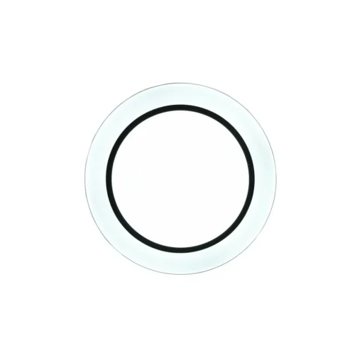 Plafondlamp Atria, Ø 38 cm, zwart, kunststof, CCT