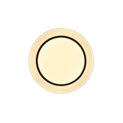 Plafondlamp Atria, Ø 38 cm, zwart, kunststof, CCT