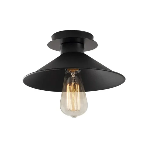 Plafondlamp Berceste N-659 1-lamp Ø24cm zwart