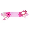 Plafondlamp bloem, roze, paneel, 2-lamps