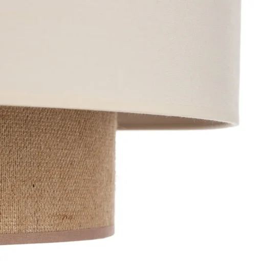 Plafondlamp Boho, Ø 60 cm, ecru/jute
