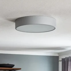 Plafondlamp Cleo 400, Ø 40 cm grijs