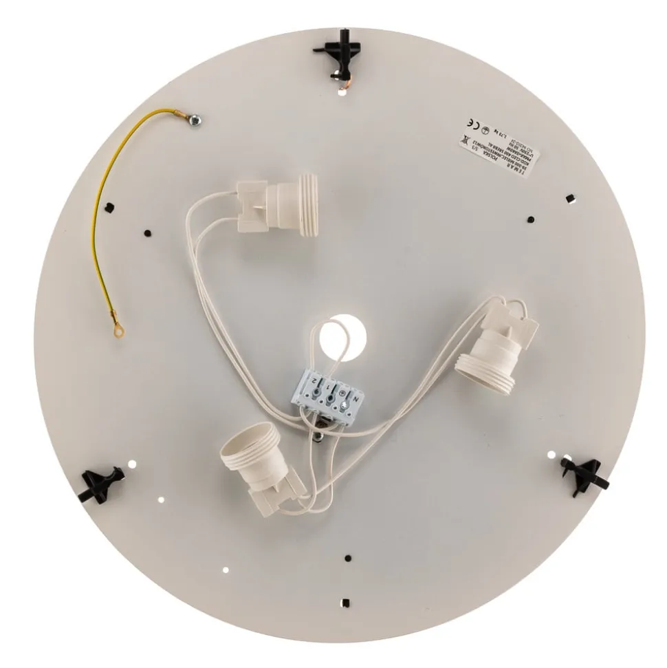 Plafondlamp Cleo 400, Ø 40 cm grijs