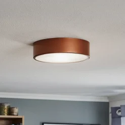 Plafondlamp Cleo 300, Ø 30 cm koper