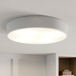 Plafondlamp Cleo, Ø 50 cm, IP20, wit, metaal, E27